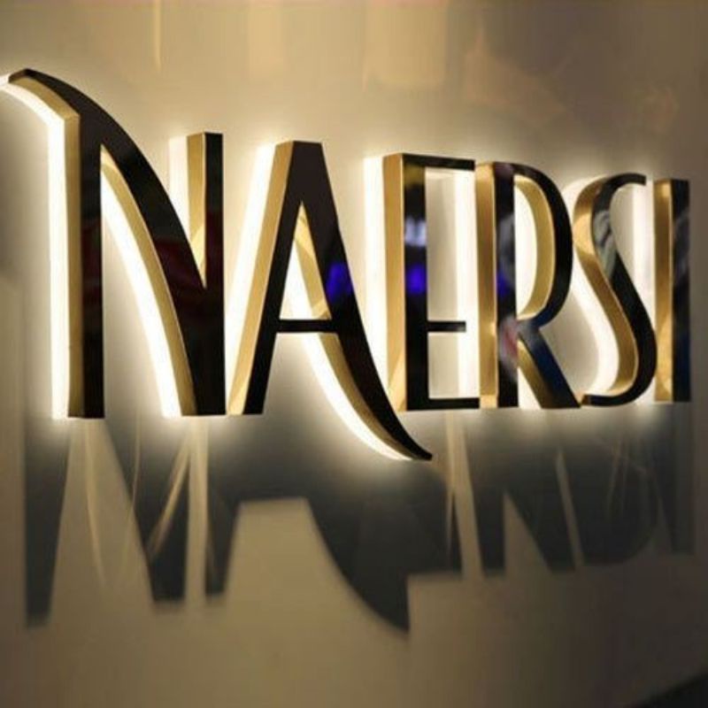 HURUF TIMBUL LETTER NYALA, AKRILIK HURUF TIMBUL BACKLIGHT, AKRILIK LED, HURUF TIMBUL LED BACKLIGHT, 