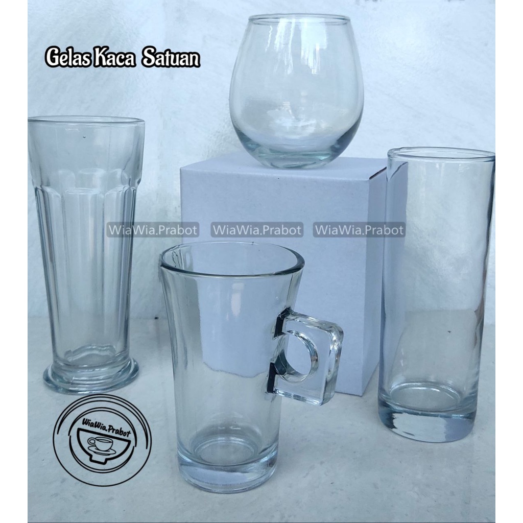 Jual Gelas Minum Beling Kaca Gelas Jus Gelas Transparan Mug Glass Kaca Gelas Es Teh Ice Tea 5418