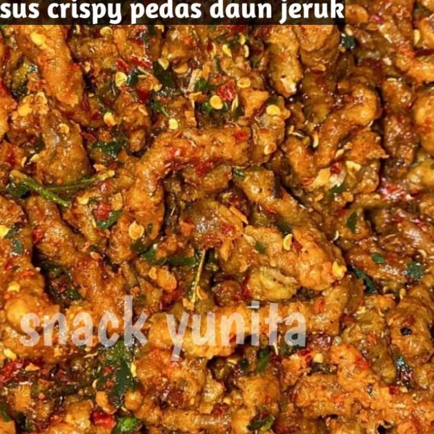 

DISKON !! Usus crispy gurih pedas daun jeruk 500 gram #019