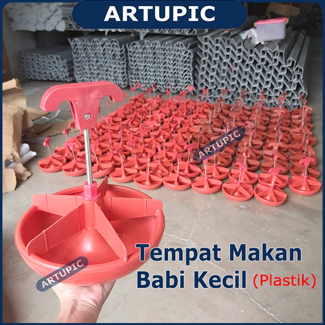 Tempat Makan Babi Kecil PLASTIK Pig Feeder Mangkok Wadah Piring Babi Piglet