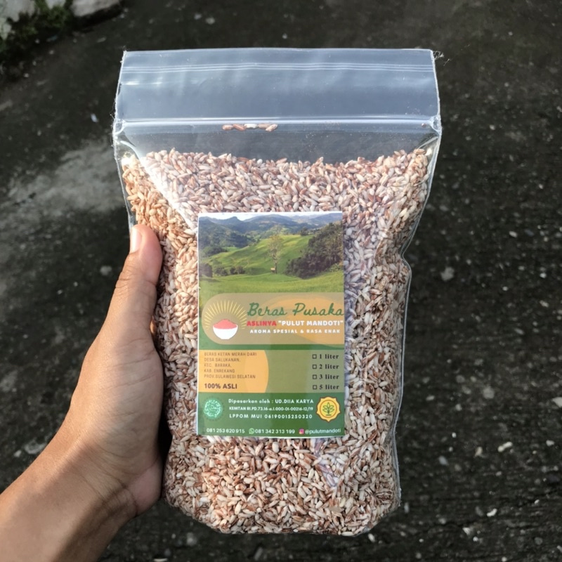 

Pulu Mandoti Enrekang Beras Ketan Asli Salukanan