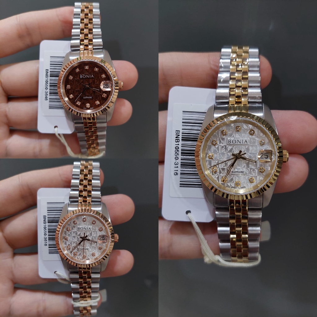 JAM WANITA BNB10550 BNB10550-3116 BONIA SAPPHIRE ORIGINAL ORI