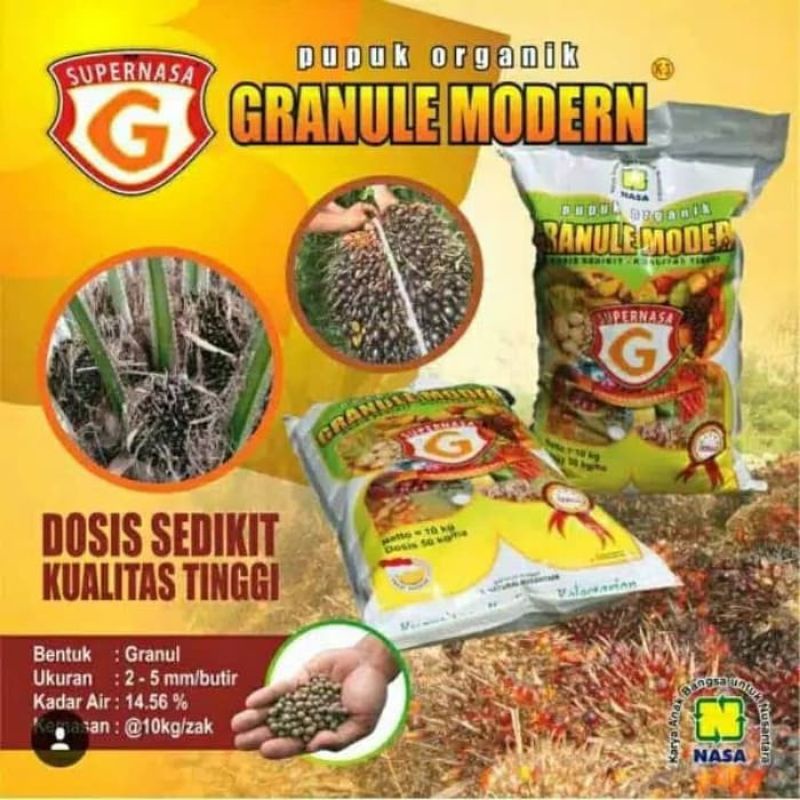 Supernasa Granule / Granule modern / Granul / pupuk Nasa / organindo / pupuk organik granule