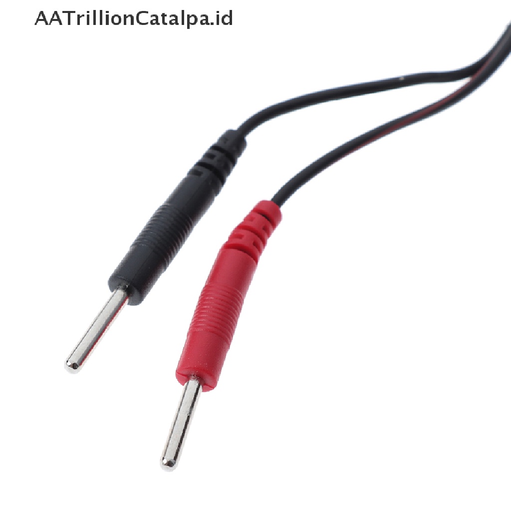 Aatrillioncatalpa Kabel Konektor Elektroda Standar Pin 2mm Untuk Pijat