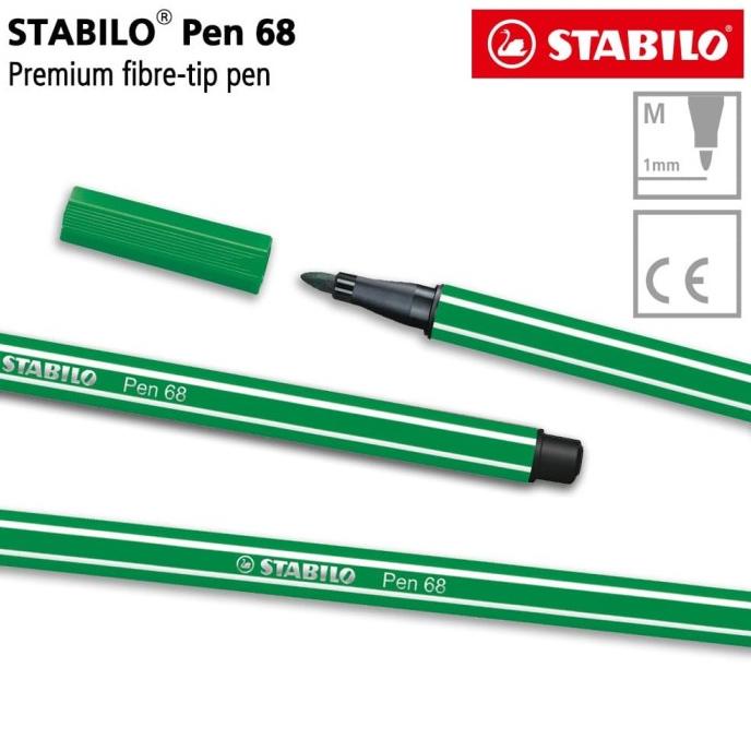 

STABILO Pen 68 Green 1 pcs / Highlighter Pen / Marker / Hijau