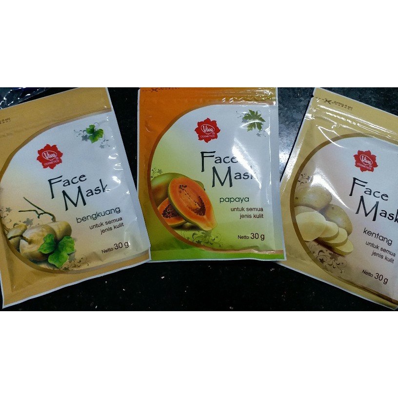 VIVA FACE MASK BUBUK / MASKER WAJAH VIVA