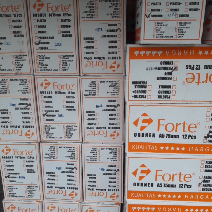 

Diskon Ordner Binder F4/A5 75Mm Premium Forte/Dus Limited