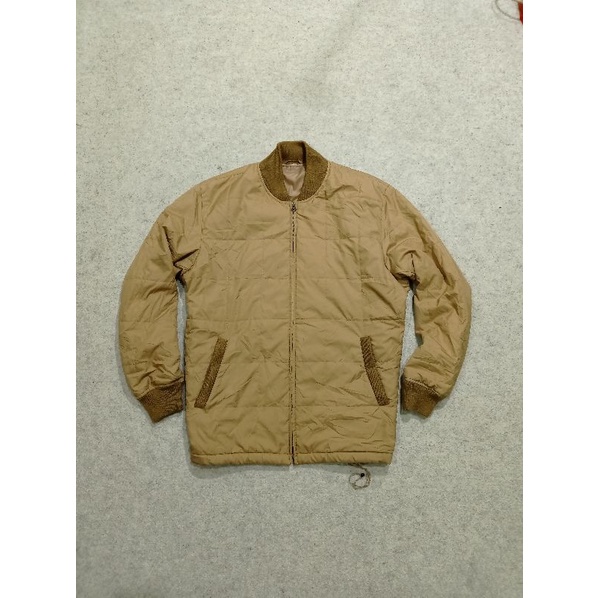 JAKET UNIQLO QUILTED PRIA SECOND