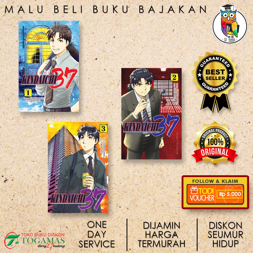 SERI KOMIK DETEKTIF KINDAICHI 37 TAHUN KARYA SEIMARU AMAGI