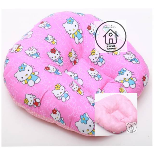 SOFA BAYI / KASUR BAYI/ALAS TENGKUREP/KADO BAYI MOTIF HELLO KITTY