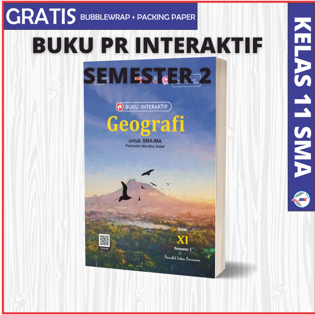 BUKU PR/LKS INTERAKTIF GEOGRAFI  SMA KELAS 11 INTAN PARIWARA