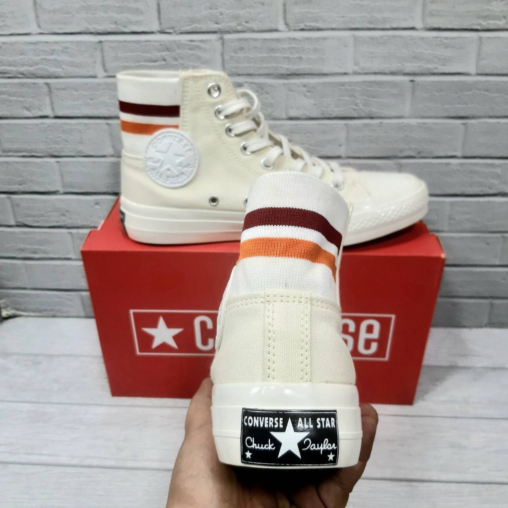 MEGA SALE 9.9 CONVERSE 70S HI RETRO PUTIH (BISA COD) Sepatu Converse All Star Tinggi