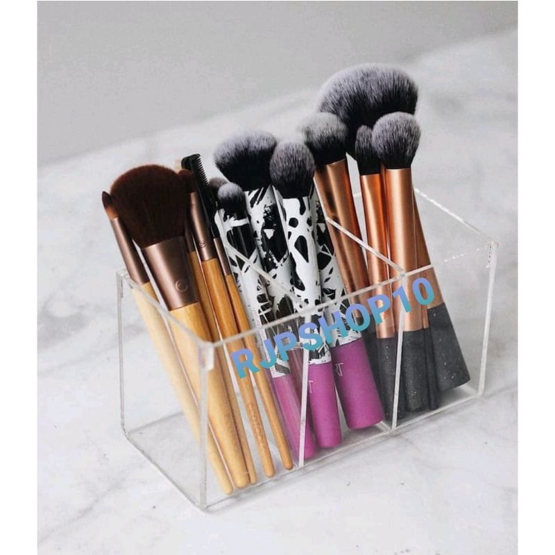 Kotak pulpen - spidol - pot brush Akrilik / Kotak serbaguna ACRYLIC