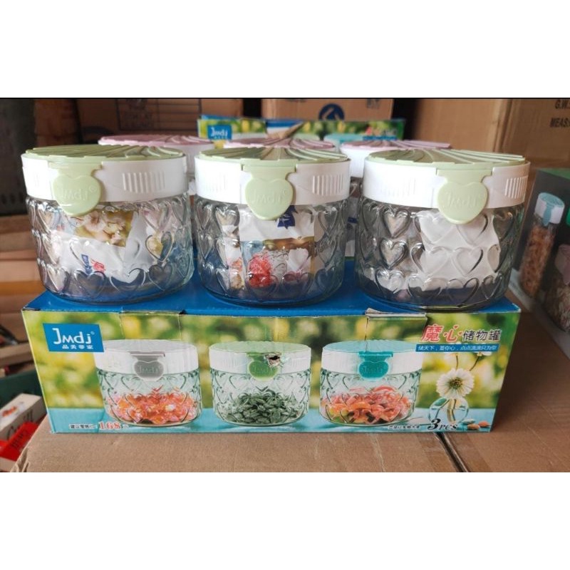 (PROMO) Toples Kaca Diamond 3pcs/Toples Lebaran Free bubble