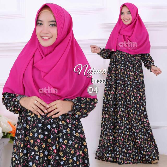 Gamis katun jepang by Attin / Najma Dress