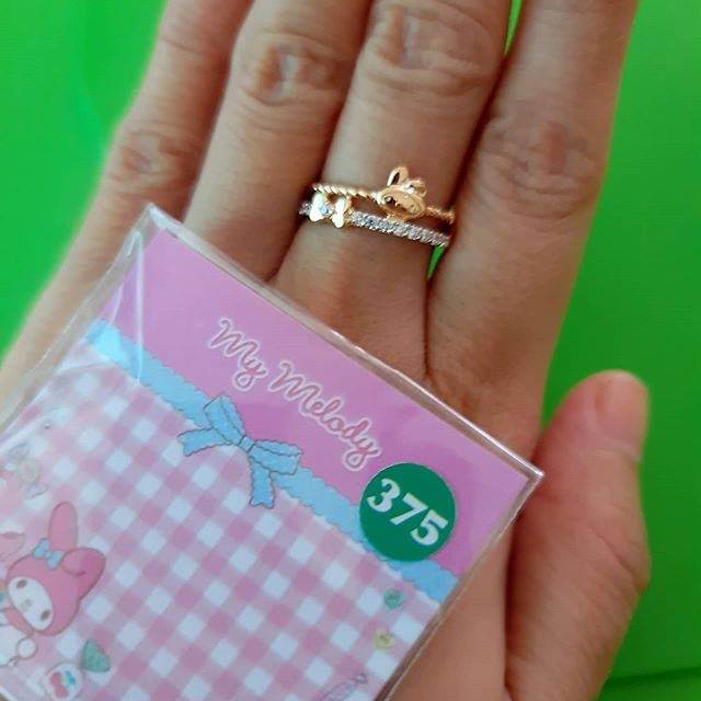 Cincin my melody 2 susun kadar 375