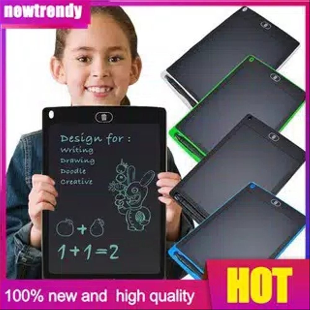 Lcd writing tablet 8.5 notepad papan tulis gambar coretan