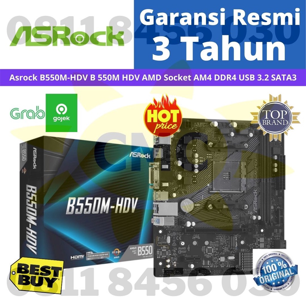 ASRock B550M HDV B 550M HDV AMD Socket AM4 DDR4 USB 3.2 SATA3