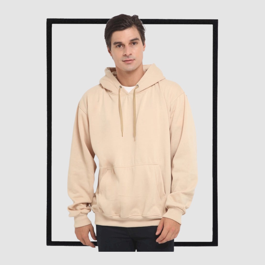 SWEATER_ID Hoodie Jumper Latte Polos Unisex Pria Wanita Fleece Tebal Premium