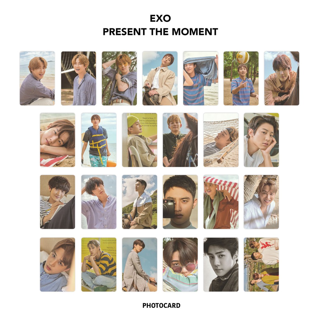 Photocard Exo Present The Moment Isi 25 pcs