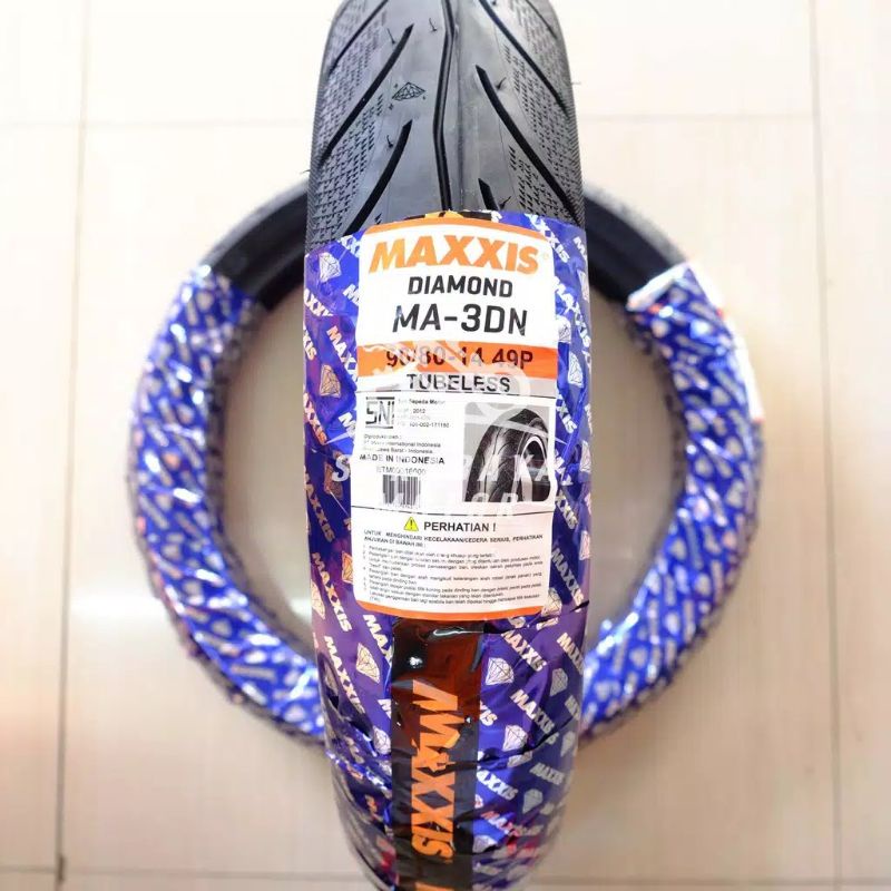 Ban Tubeless Maxxis 90/80-14 Diamond MA-3DN Matic