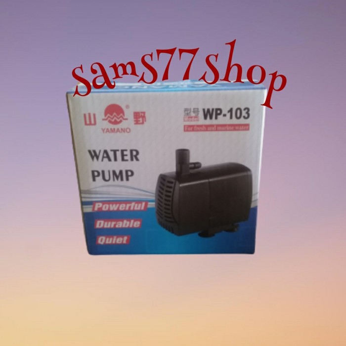 YAMANO WP 103 pompa mesin air celup hidroponik aquarium aquascape