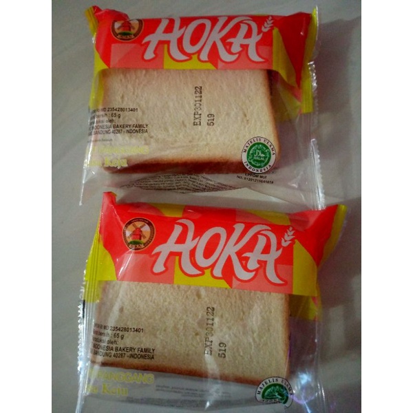 roti panggang roti tawar aoka 65 g