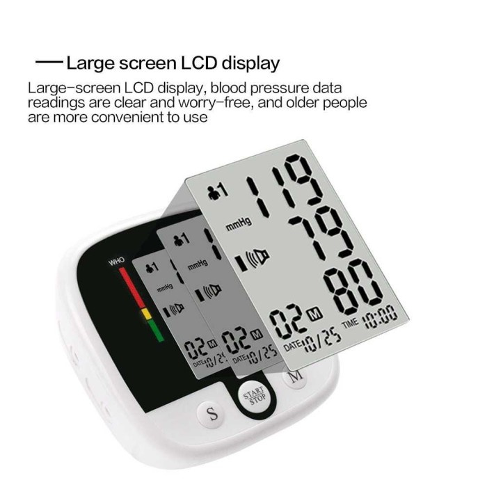 SUOLAER Pengukur Tekanan Darah Electronic Blood Pressure - CK-A159