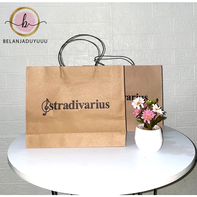 Paper Bag Stradivarius ( Ready Stock Jakarta )