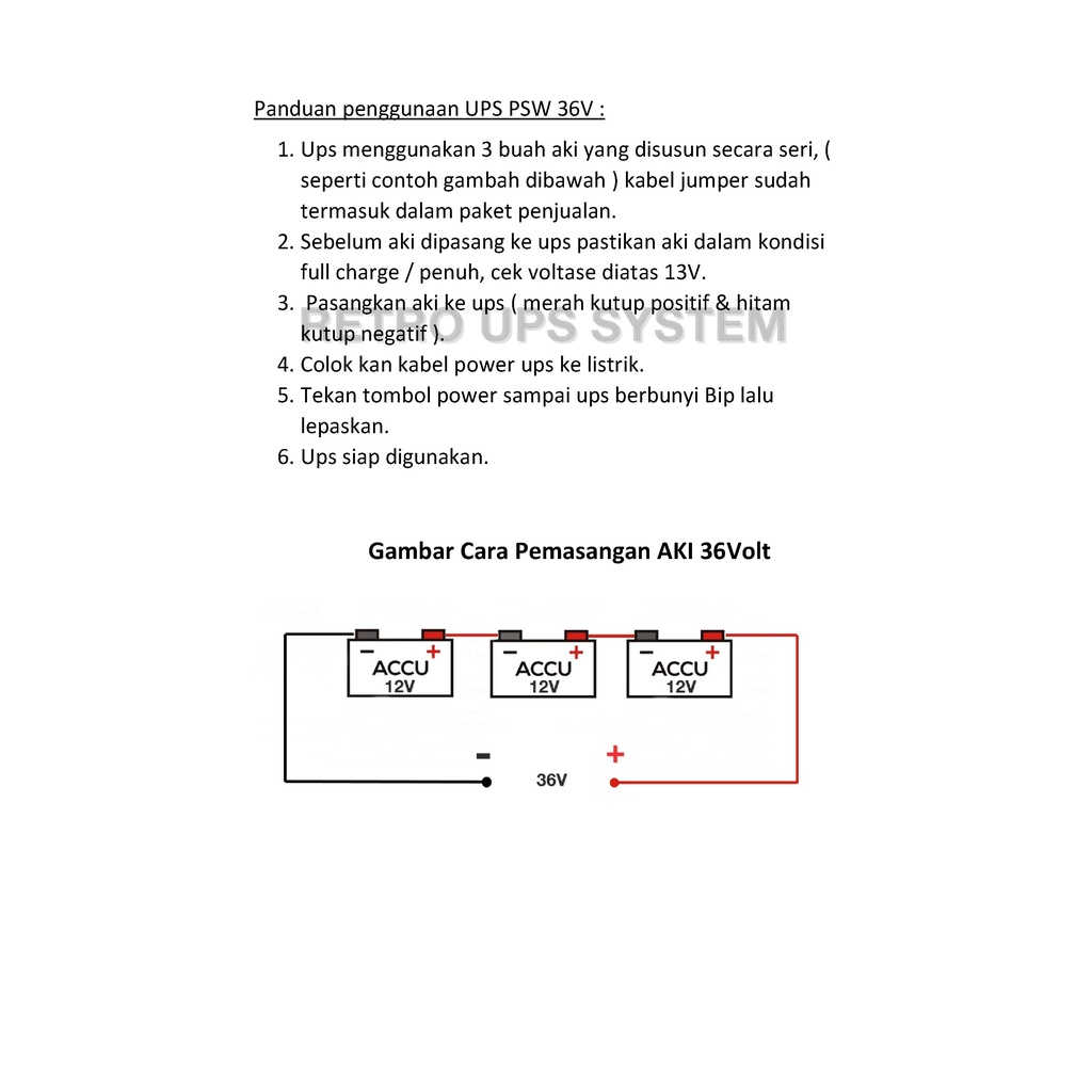 UPS Modif TOPAZ 1KVA PSW 1000VA 700Watt 36V Modifikasi Aki External