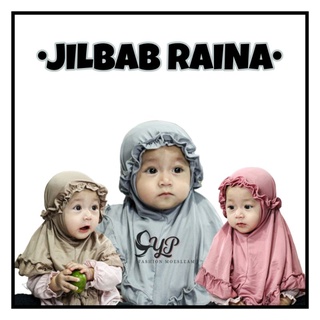 Jilbab anak bayi  RAINA KRIWIL 0-3 TH/Hijab baby