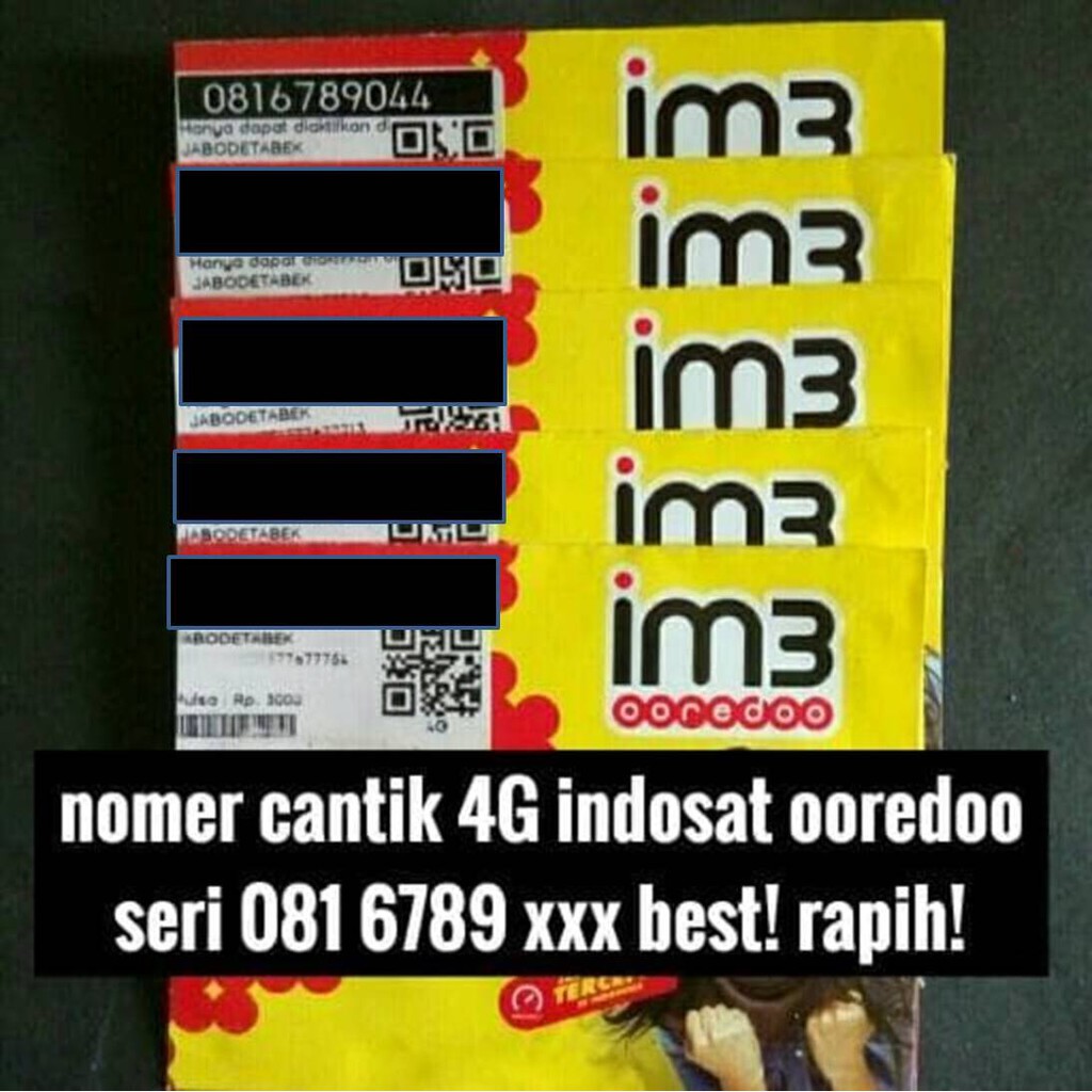 nomer cantik kartu perdana indosat ooredoo 10 digit best series rapih