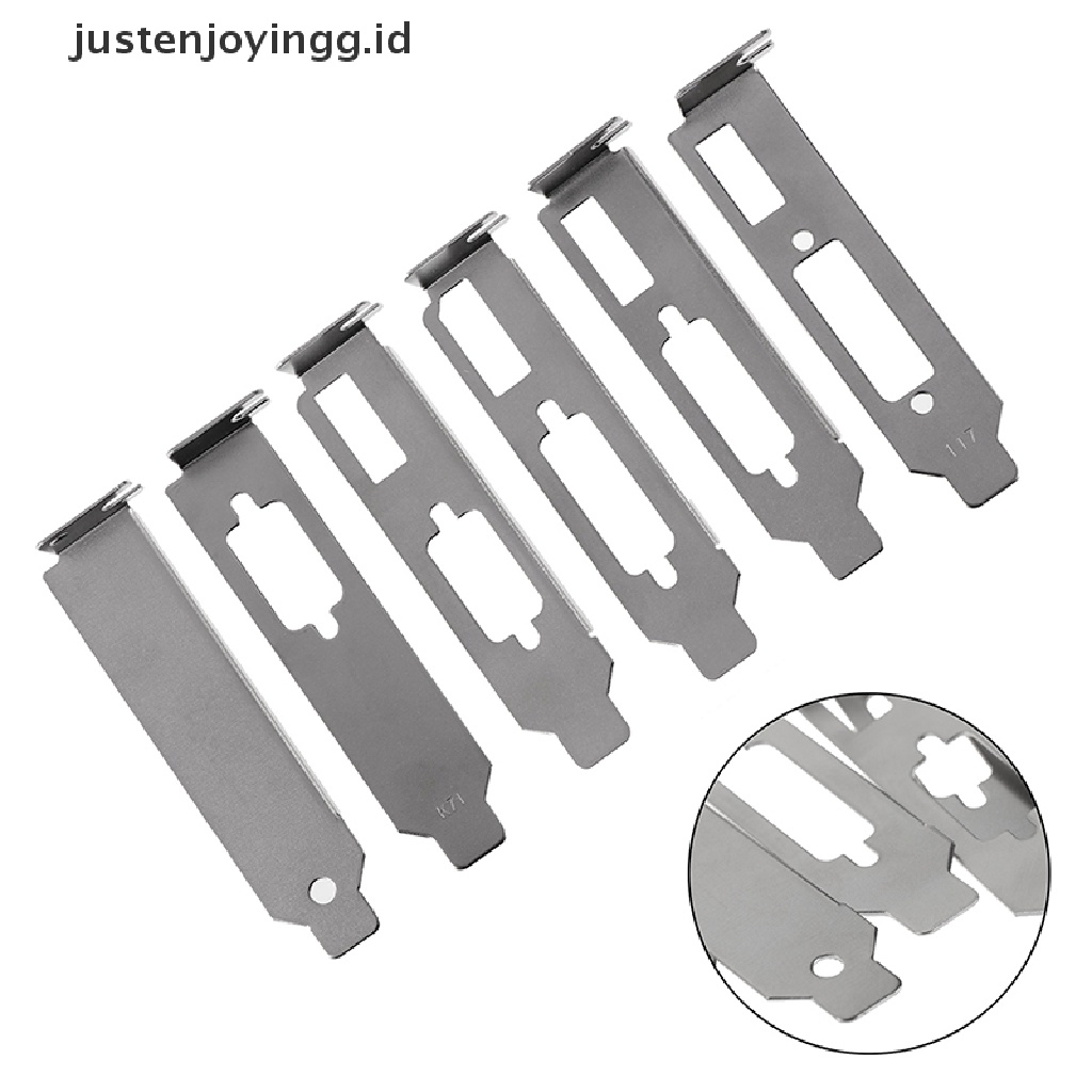 // justenjoyingg.id // Low Profile Bracket Adapter DVI HDMI VGA Port For Half Height Graphic Video Card ~