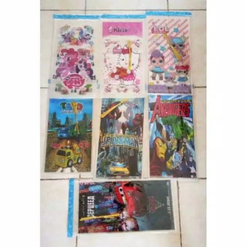 

plastik goodiebag karakter| plastik souvenir ulang tahun PGK002