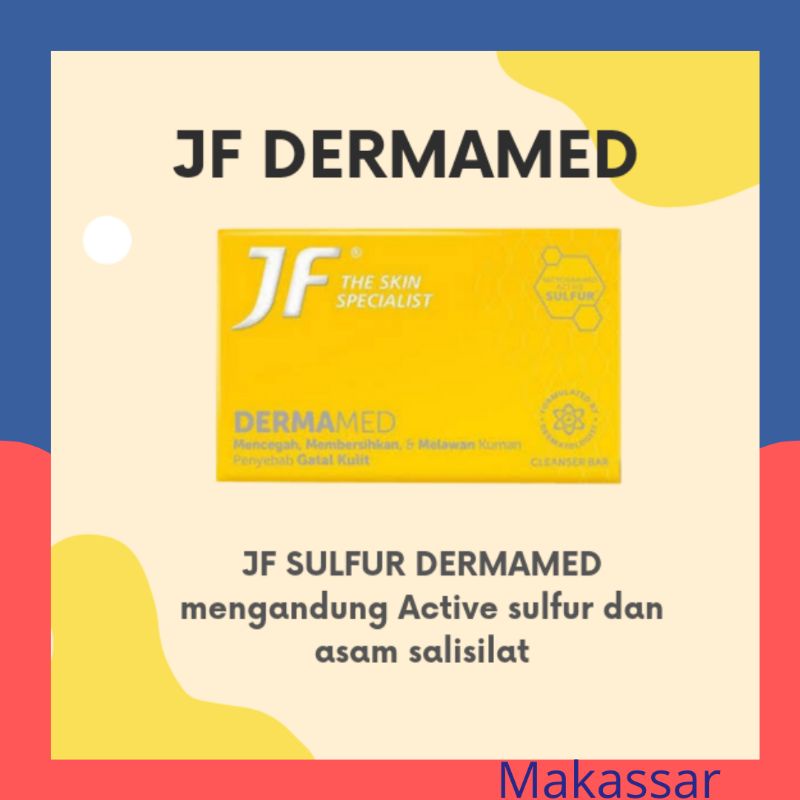 JF DERMAMED 90 g | sabun gatal kulit