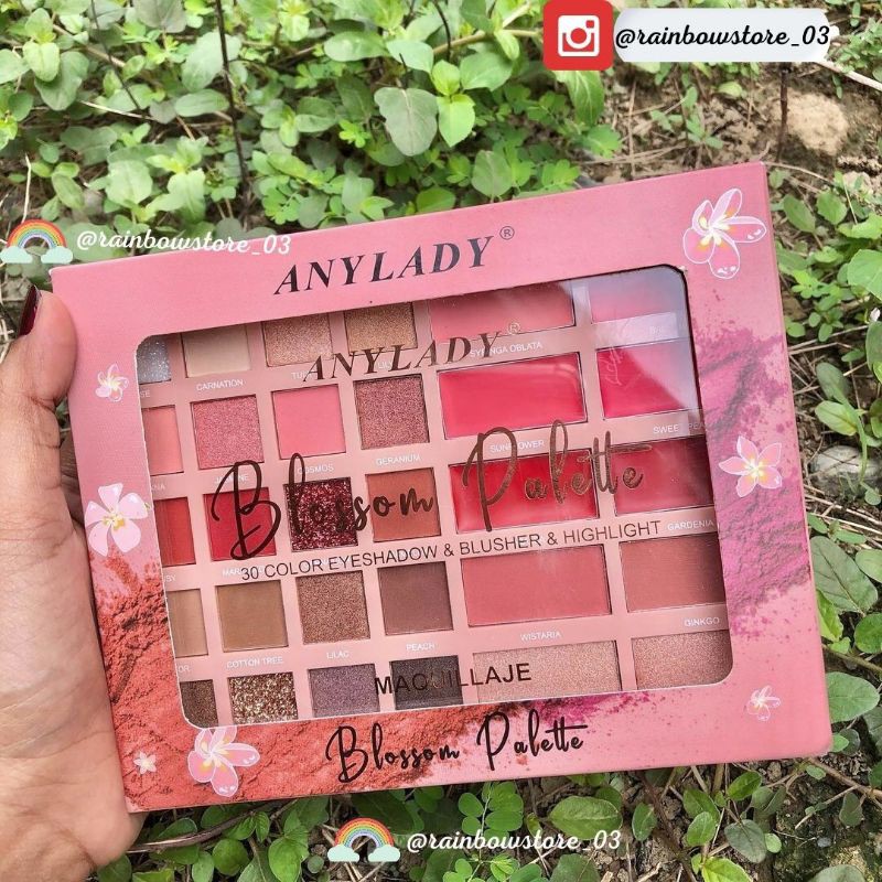 PALETTE MAKEUP BLOSSON ANYLADY LENGKAP