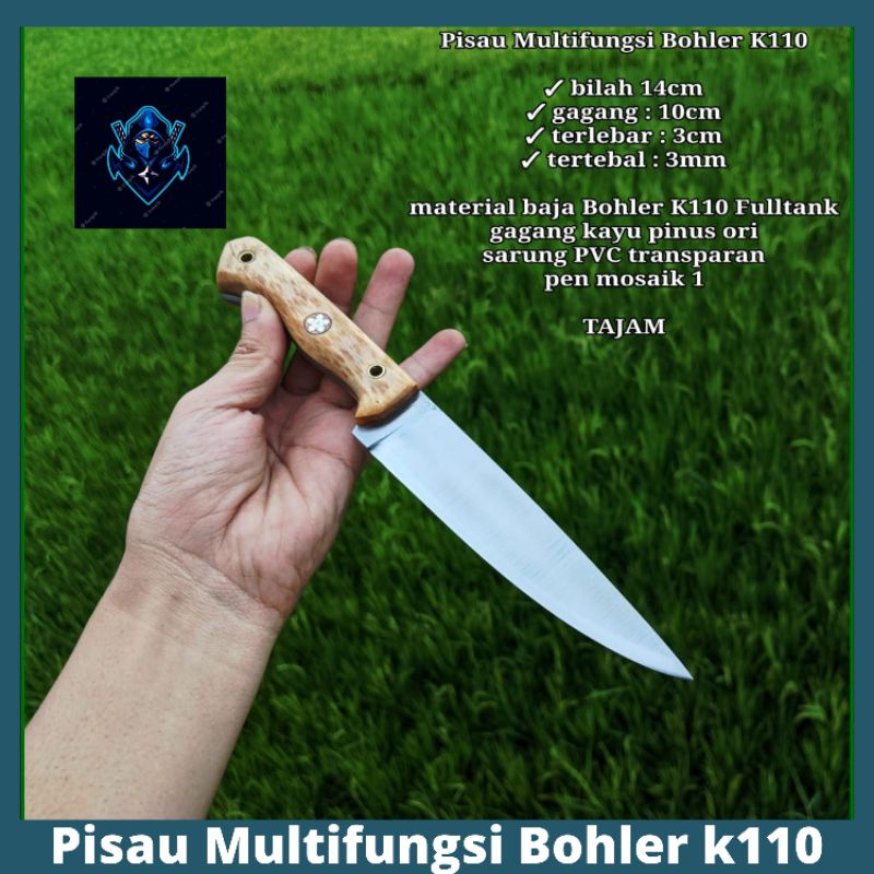 PISAU FILLET MULTIFUNGSI BOHLER K110 KUALITAS SUPER TAJAM