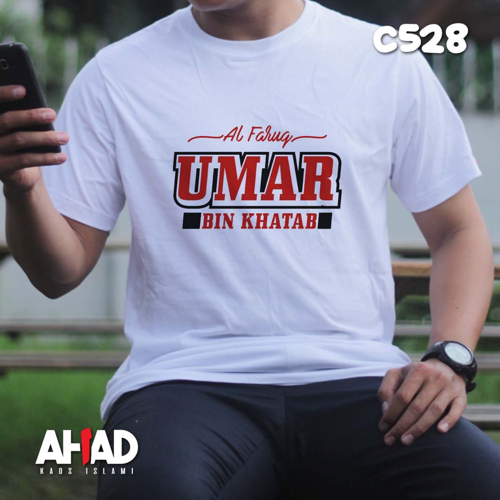 Kaos islami ahad-Al faluq umar bin khatab C527