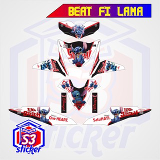 Sticker Decal Motor Honda Beat Fi Lama Animasi Kartun Shopee Indonesia