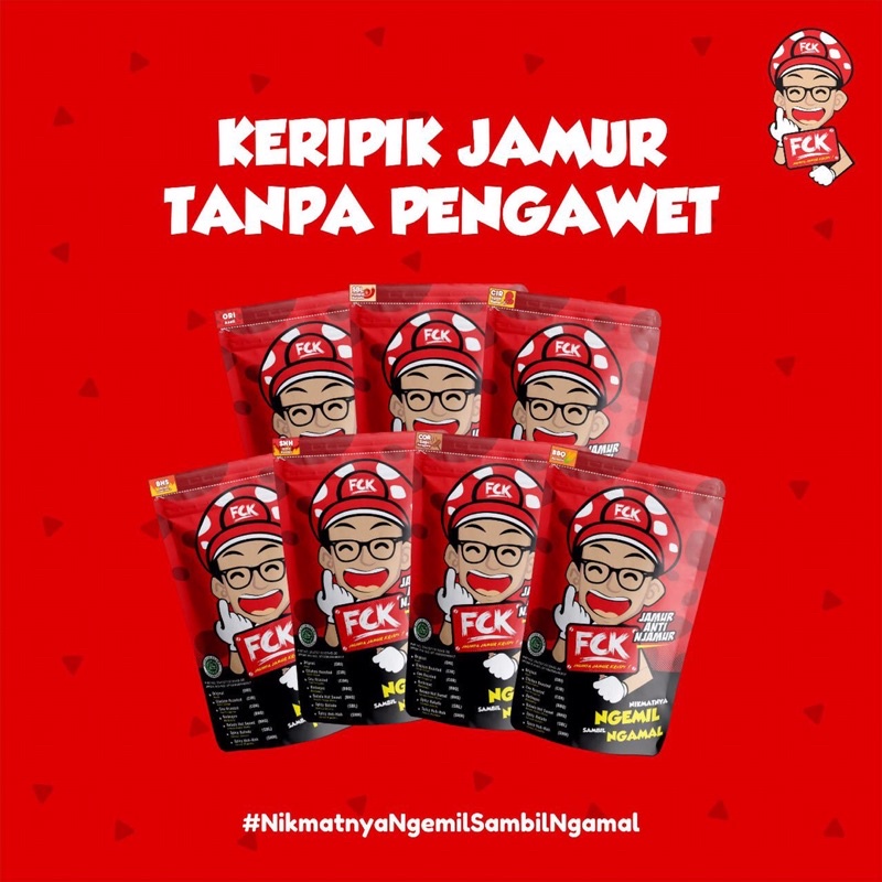 KERIPIK JAMUR FCK CRISPY KEKINIAN