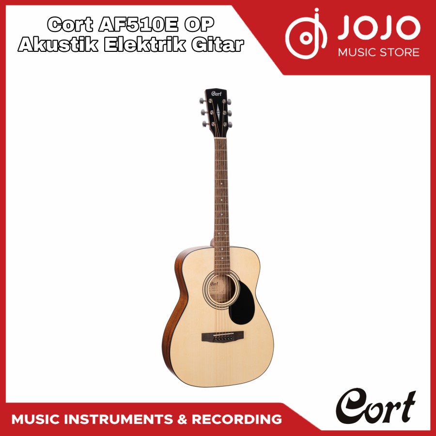 Gitar Akustik Elektrik Cort AF510E OP / AF-510E + Case Original