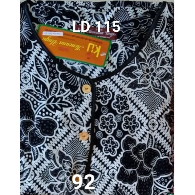 Daster Kencana Ungu Plisir K3 label coklat-74