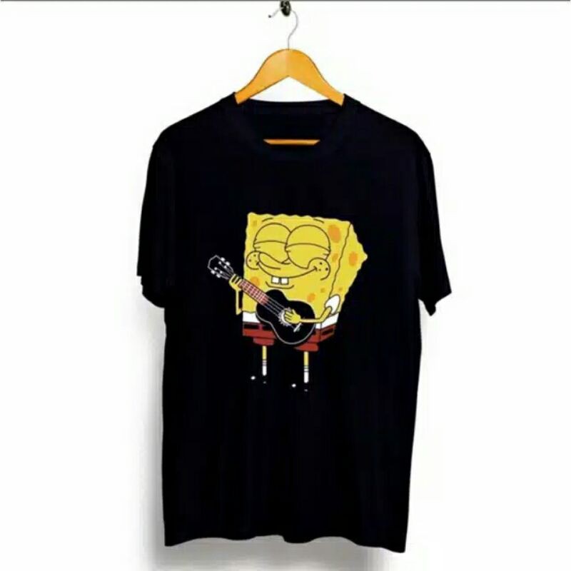 KAOS SPONGEBOB GITAR / KAOS PRIA