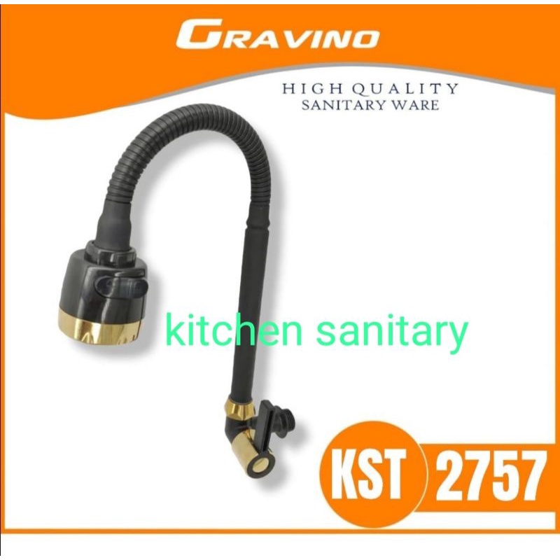 Kran flexibel black gold tembok / Keran flexibel black gold / kran tembok