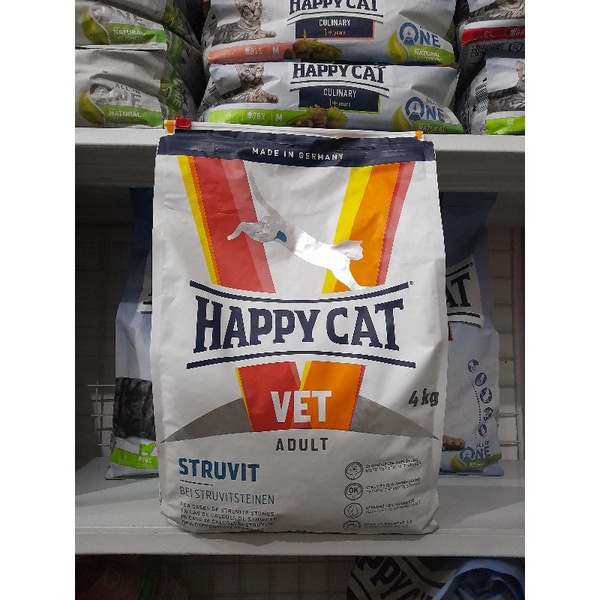 Happy Cat Vet Struvit 4kg - Makanan Kucing Happy Cat