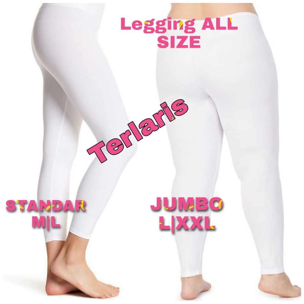 Legging Jumbo Dan Standar Panjang Ukuran S-XXL BB 25-90 KG