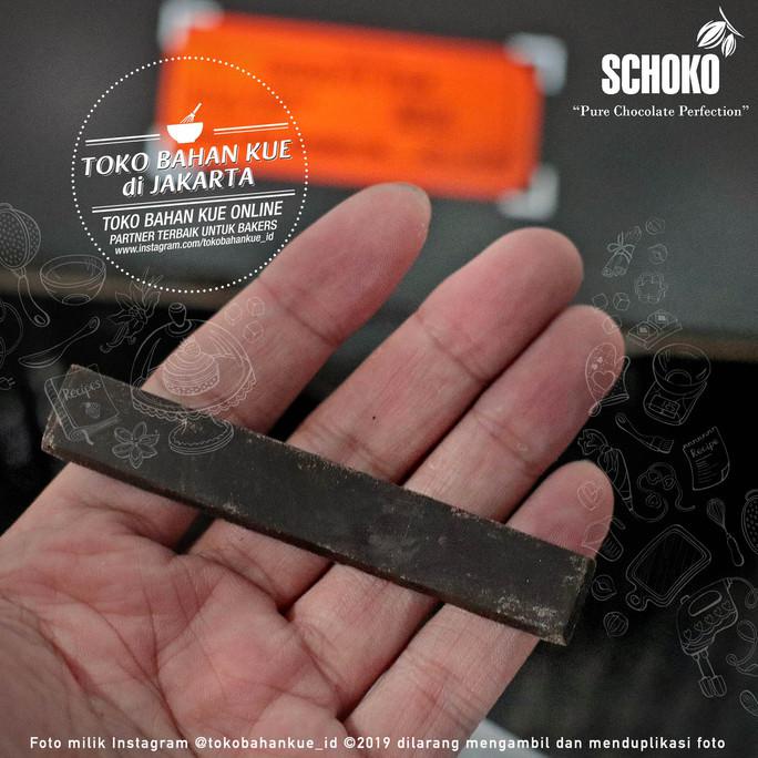 

Schoko Dark Chocolate Stick 1,2kg Cokelat Baking Coklat Stik Cocoa