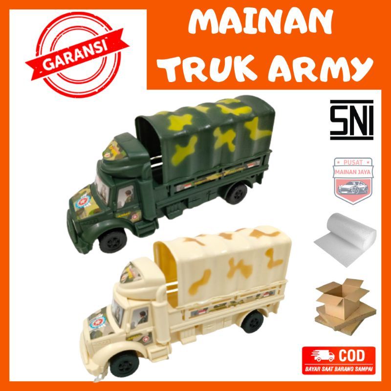 mainan truk army truk tentara kecil fc911