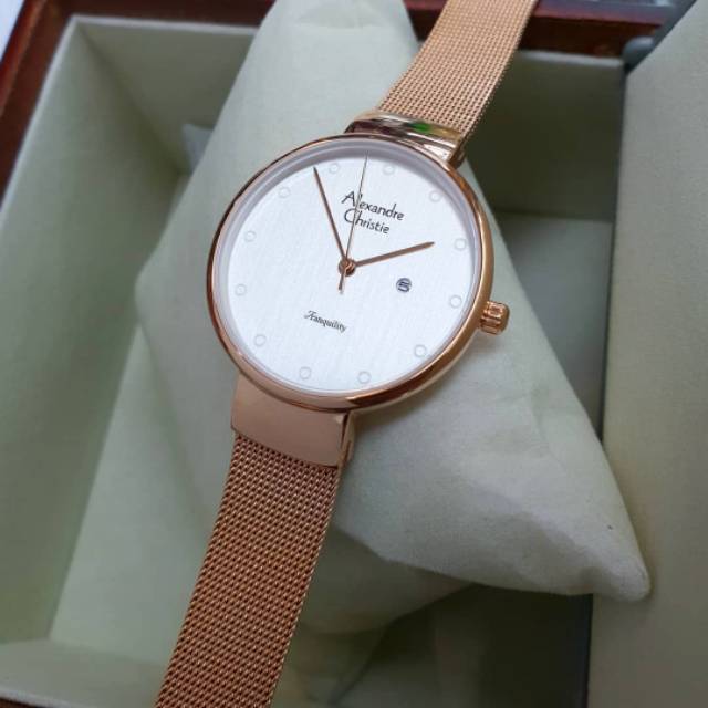 Alexandre christie original ac2509 rosegold ladies