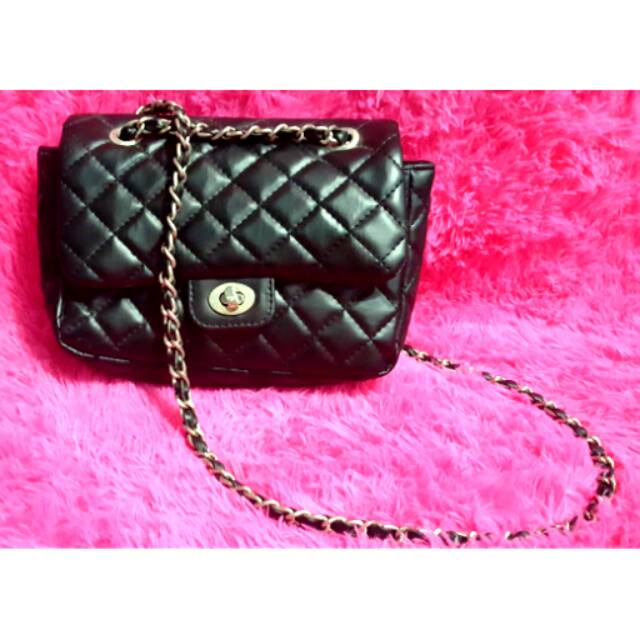 chanel inspired quilted bag